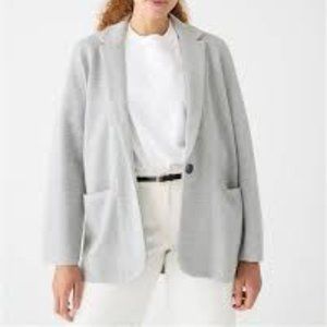 J. Crew Cecile Relaxed Sweater Blazer